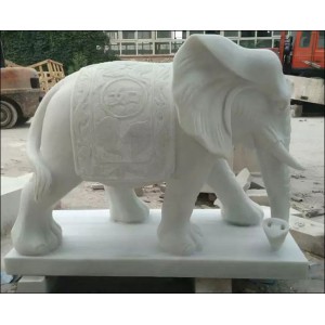 DW-1007_動物雕刻_石雕大象